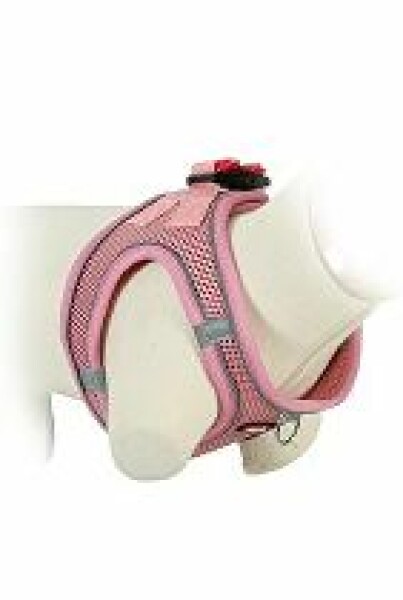 Postroj pes Síťový růžová XL Zolux