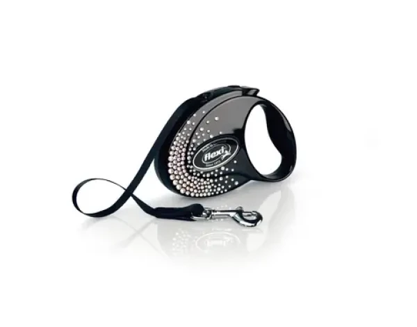 Flexi Glam Splash S pásek 3m Crystal / Vodítko (FX-42113)