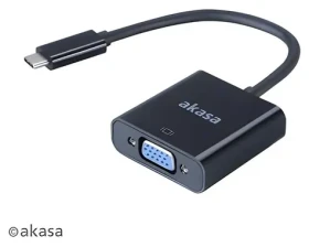 Akasa AK-CBCA03-15BK černá / Redukce USB-C - VGA (AK-CBCA03-15BK)