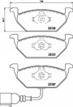 Brzdy kotouče desky přední AUDI A3 (8L) SEAT LEON TOLEDO II 280mm