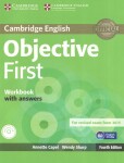 Objective First 4th Edition Workbook with answers with Audio CD - Anette Capel, Wendy Sharp