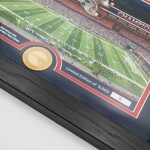Obraz New England Patriots NFL Team Stadium Bronze Coin