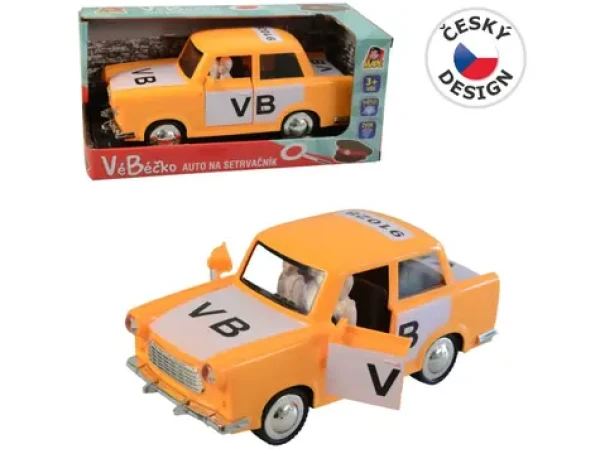 Made 91028 - Auto retro VéBéčko na setrvačník 17 cm