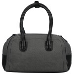 Módní dámská koženková kabelka do ruky Leora, černá