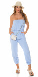 Sexy Koucla Musthave Summer Bandeau Overall barva babyblue velikost Einheitsgroesse