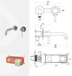 BESCO - Podomítková umyvadlová baterie ILLUSION Chrom BABUISCH