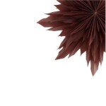 Watt & Veke Závěsná svítící hvězda Oslo Red Ochre 44 cm, červená barva, papír