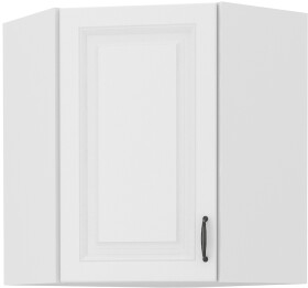 Horní rohová skříňka Stilo 60x60 GN-72 1F (45°) Barva korpusu: Bílá, Barva dvířek: Bílá