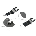 LEVIOR 24320 Sada nástrojů pro multifunkční brusku 3ks (HCS)