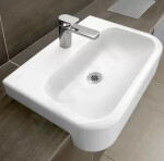 VILLEROY & BOCH - Architectura Umyvadlo polozápustné 550x430 mm, bez přepadu, otvor pro baterii, alpská bílá 41905601