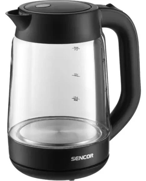 SENCOR SWK 1786BK černá / Rychlovarná konvice / skleněná / 2200W / 1.7L