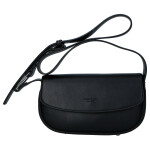 Trendy dámská koženková crossbody kabelka Millie, černá