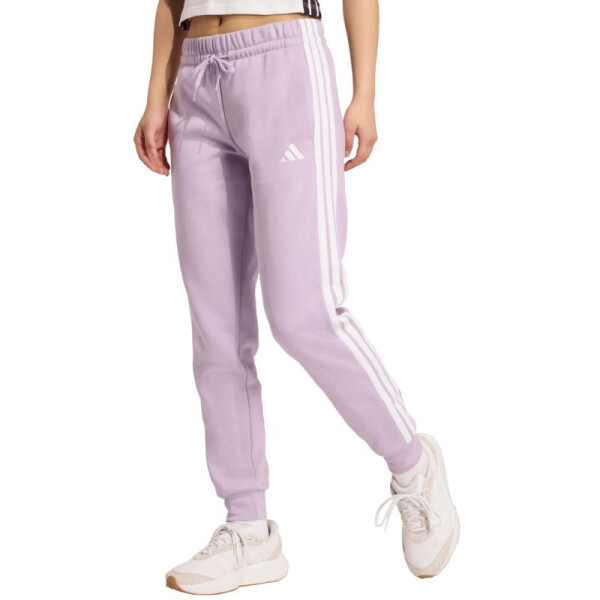 Dámské kalhoty adidas Essentials 3-Stripes Fleece Slim růžové JY3097 dámské m