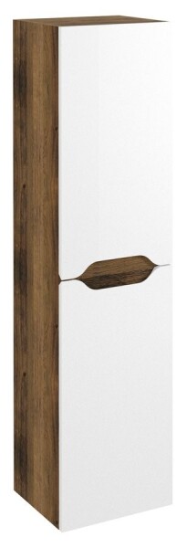 SAPHO - WAVE skříňka vysoká 35x140x30cm, levá/pravá, bílá/dub collingwood WA245-3019