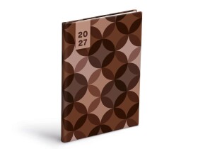 Týdenní diář 2027 MFP A5 T805 PU Geometrie