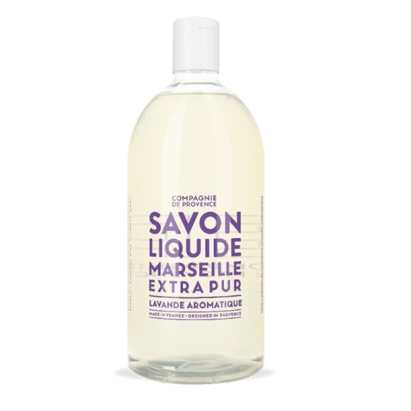 COMPAGNIE DE PROVENCE Náhradní náplň tekutého mýdla Lavande Aromatique 1 l, fialová barva, plast