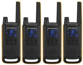 Motorola TLKR T82 Extreme QuadPack / 4x vysílačka / LCD / dosah 10km / 16 kanálů + 121 kódů (B8P00810YDEMAQ)