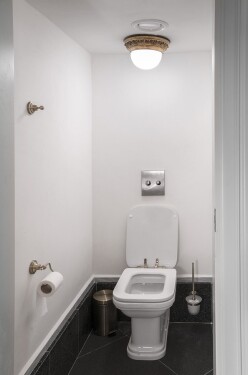 KERASAN - WALDORF WC mísa stojící, 37x65cm, spodní/zadní odpad, bílá 411601