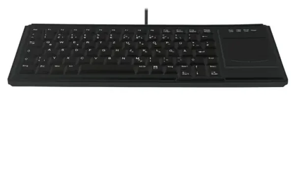 Contour ACTIVE KEY Industry 4.0 černá / Klávesnice s touchpadem / IP68 / QWERTZ DE / USB (AK-4400-GU-B/GE)