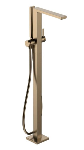 HANSGROHE - Tecturis E Vanová baterie do podlahy, kartáčovaný bronz 73445140