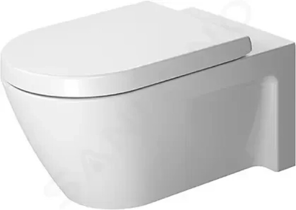 DURAVIT - Starck 2 Závěsné WC, WonderGliss, bílá 25330900001