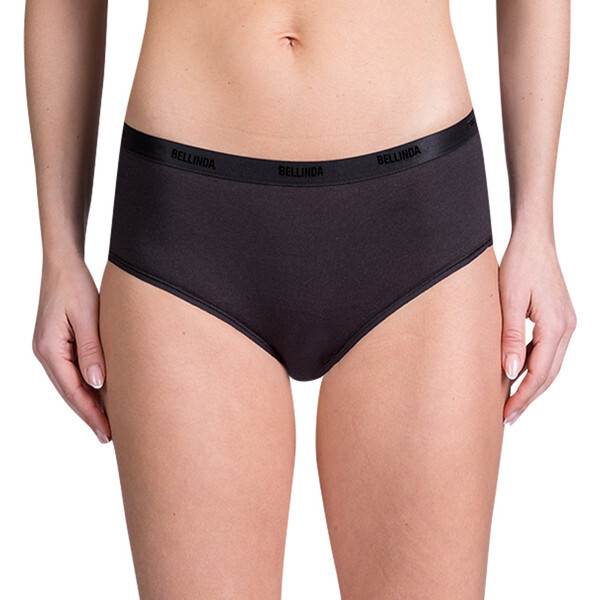 Dámské bavlněné kalhotky LADIES COTTON BOXER - BELLINDA - černá M