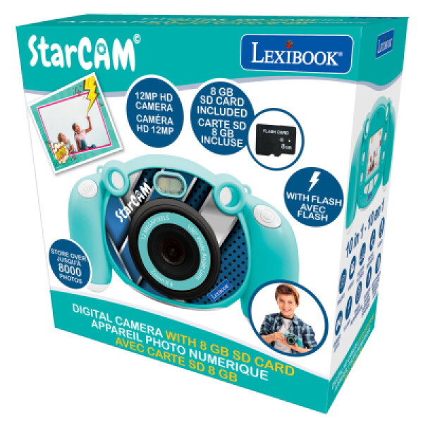 Lexibook HD kamera a fotoaparát s SD kartou