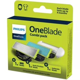 Philips OneBlade QP936/50 / Náhradní břity / 360 / SkinProtect / Anti-Friction / 3 ks (QP936/50)