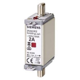 Siemens 3NA6801 sada pojistek Velikost pojistky = 0 6 A 500 V 3 ks