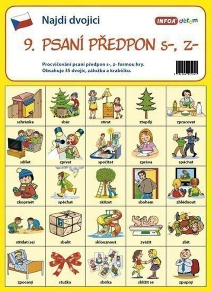 Najdi dvojici Psaní předpon