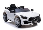 Mamido Dětské elektrické autíčko Mercedes GTR bílé