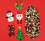 Zažehlovací korálky Vánoce, 20 000 ks v kyblíku