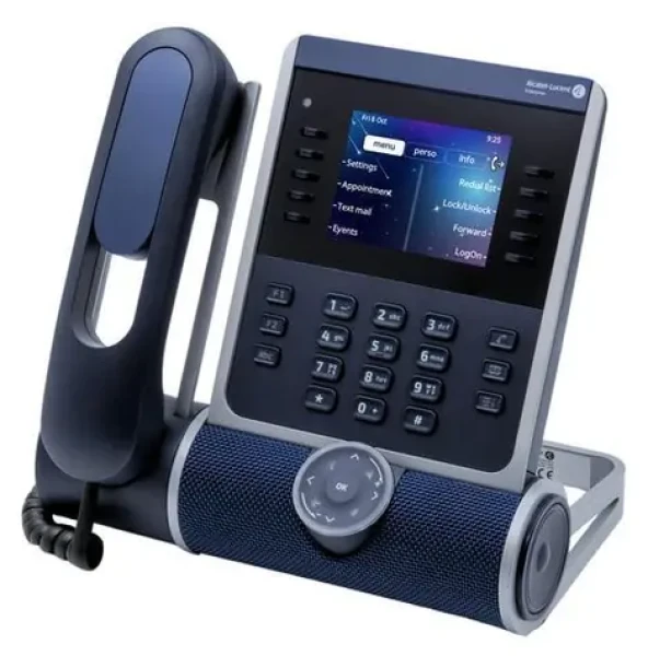 Alcatel-Lucent Enterprise ALE-300 modrá / IP telefon / PoE / Gigabit LAN / NFC / Displej 3,5” (3ML27310AA)