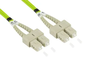 Good Connections SC/SC zelený / Optický patch kabel / OM5 / 50/125 µm / Multi-mode / 0,5 m (LW-8005SC5)