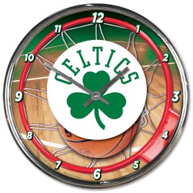 Hodiny Boston Celtics NBA WinCraft Chrome