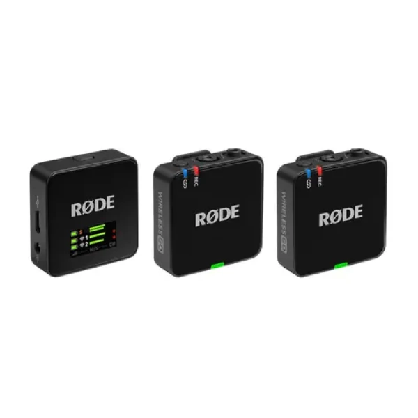 Rode Wireless GO Gen 3 černá / bezdrátový mikrofonní systém / 2x vysílač a 1x přijímač / 3.5mm jack / USB-C (WIGOGEN3)