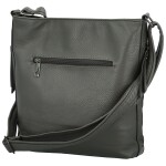 Módní dámská koženková crossbody kabelka Evelyne, šedá
