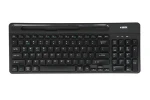 Kallisto Smart černá / Bezdrátová klávesnice / Bluetooth + RF / Plná velikost / AAA baterie (IKC3010B)