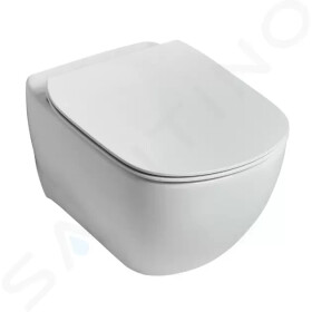 IDEAL STANDARD - Tesi Závěsné WC se sedátkem SoftClose, AquaBlade, matná bílá T3546V1