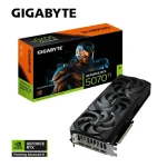 Gigabyte GeForce RTX 5070 Ti WINDFORCE SFF 16G / 2452MHz / 16GB GDDR7 / 256-bit / 1x HDMI + 3x DP / 750W (16) (GV-N507TWF3-16GD)