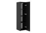 Koupelnová skříňka vysoká SAT Delano 34x125x36 cm černá DELANOV35CD DELANOV35CD