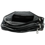 Stylová dámská koženková crossbody kabelka MaxFly Gimalli, černá