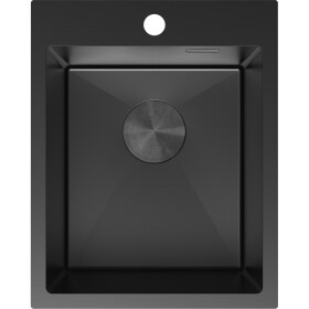 MEXEN - Solix ocelový dřez 1-bowl 400 x 500 mm, černá 6406401000-70