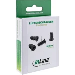 InLine Šrouby pro ventilátory černé / Šrouby / 50 ks / 5 mm (33371D)