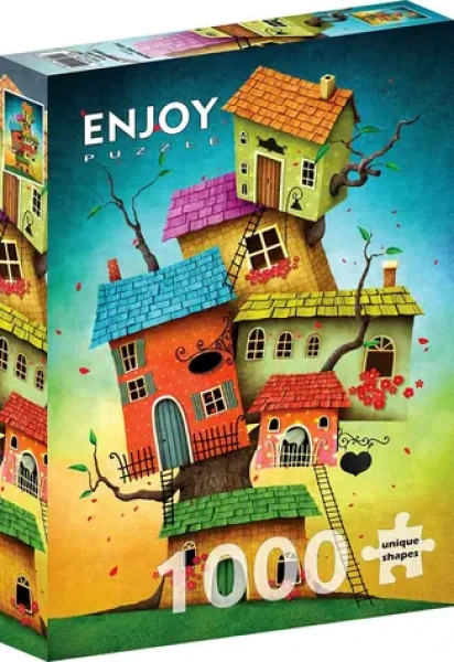 ENJOY Puzzle Pohádkové domky
