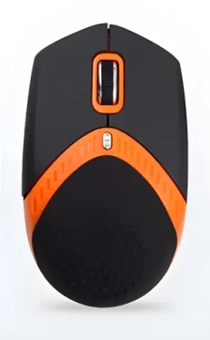 EXACTGAME AMEI AM-M101O černo-oranžová / Ergonomická myš / Drátová USB / Optická / 800/1600 DPI / 4 tlačítka (AMEI AM-M101O)