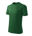 Classic tričko unisex lahvově zelená M