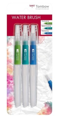 Tombow Vodní štětec Water Brush - sada 3 ks