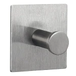 Spirella PUNT-Square háček na ručníky / kartáčovaná nerez ocel / samolepící / 45 x 45 mm (7610583139399)