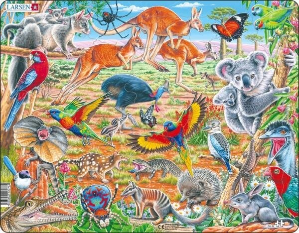 Puzzle Australská fauna